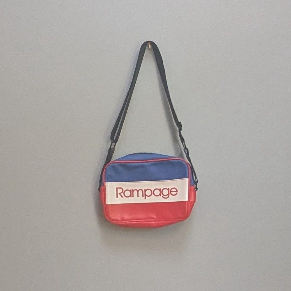 Rampage Crossbody Red Blue Logo Bag